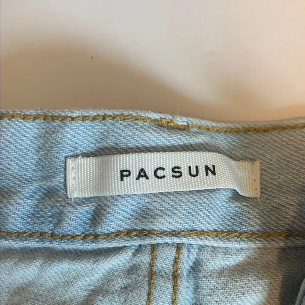 PacSun Size 25 Light Blue Denim Women's Shorts Vintage High Rise